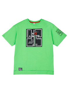 Футболка детская PlayToday 12411389, зеленый, 170