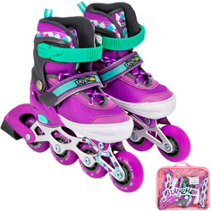 Роликовые коньки Maksi-junior CIT-141V-367 фиолетовый 30-33