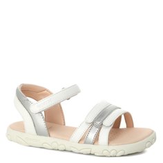 Сандалии детские GEOX J SANDAL HAITI GIRL, белый, 32