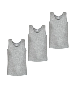 Майка бельевая детская Baykar 2214, серый, 134