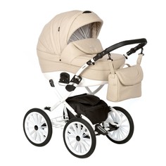 Коляска 2в1 Indigo Baby Special Plus 14, светло-бежевая 07