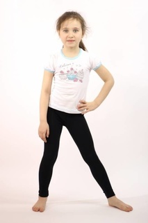 Леггинсы детские Cherubino 70094-1, черный, 104