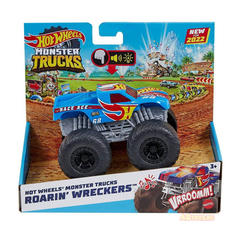 Игровой набор Mattel Hot Wheels Монстр трак увеличенные главные герои со светом и звуком