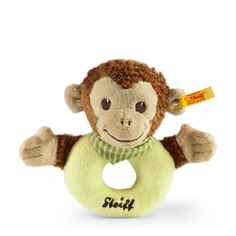 Мягкая игрушка Steiff Jocko Monkey Grip Toy Погремушка-колечко Обезьянка Джоко, 12 см