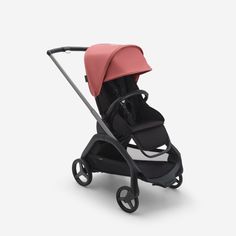Коляска прогулочная Bugaboo Dragonfly Graphite/Midnight Black/Sunrise red