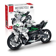 Конструктор MORK Мотоцикл Kawasaki H2 2022 дет 028002