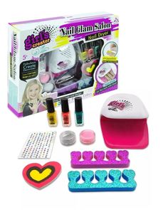 Игровой маникюрный набор для девочек NAIL GLAM SALON No Brand