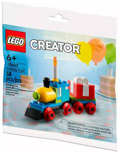Конструктор LEGO Creator 30642 Поезд на день рождения, 58 дет