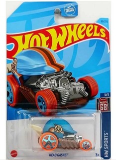 Машинка базовой коллекции Hot Wheels HEAD GASKET синяя 5785/HKH81