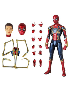 Фигурка StarFriend Железный Человек паук Spider man подвижная аксессуары 15 см