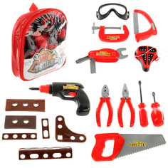 Игровой набор инструментов Veld Co для мальчиков 19 предметов Рюкзак с инструментами