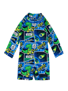 Купальник слитный детский Oldos Ноул, синий, 86