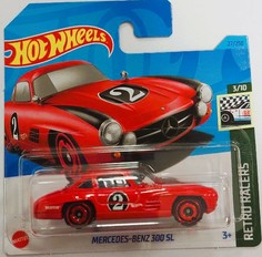 Машинка Hot Wheels 5785 Retro Racers Mercedes-benz 300sl, Hkh02-m521