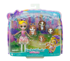 Кукла Enchantimals Морская свинка Гли и ее семья HHB84