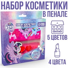 Подарочный набор детский теней и блесков для губ "Искорка" My Little Pony No Brand