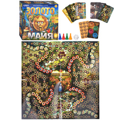 Настольная игра-ходилка квадрат "Золото майя" 40 карточек. Умка