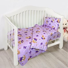 Комплект детского постельного белья INATEX37 140-ом-4 разноцветный; сиреневый