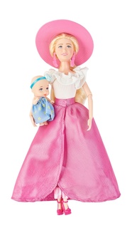 Игровой набор Мама в роз юбке с дочкой акс коляска I1744276 Max&Jessi