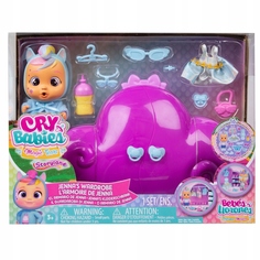 Игровой набор IMC Toys Cry Babies Плачущий младенец и Гардероб Дженны
