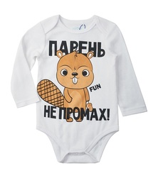 Боди детское Kari Baby AW23B06603307 белый, 62