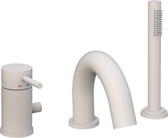 Paffoni Смеситель Paffoni Light LIG047BO на борт ванны, бeлый