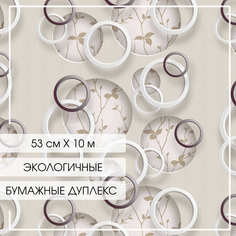 Обои бумажные дуплекс, Белорусские обои, Фокус 0.53 м * 10 м, 25-МО50064-61
