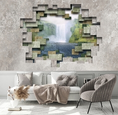 Фотообои Dekor Vinil 3D Водопад 300х180 см