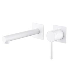 Смеситель встраиваемый для раковины Abber Emotion белый AF8812W