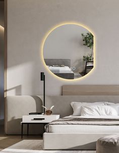 Зеркало для ванной с часами Eclipse 90x80 с правым срезом с подсветкой, E/r/90-80/3kчасы No Brand