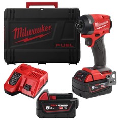 Ак. винтоверт Milwaukee M18 FUEL FID3-502X, 226 Нм, с 2 АКБ 5 Ач и ЗУ, в кейсе, 4933479865