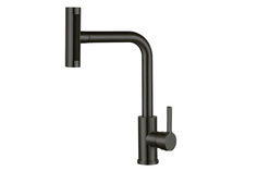Кухонный смеситель Zorg серия Steel Hammer SH 093 PVD GRAFIT, вытяжная лейка 4 режима