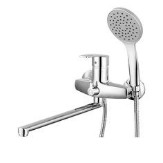 Смеситель для ванны и душа с длинным изливом GROSS AQUA Nord 7517514С-35L(F)