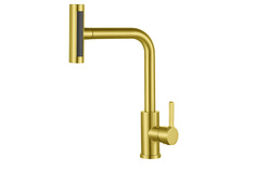 Кухонный смеситель Zorg серия Steel Hammer SH 093 PVD BRONZE, вытяжная лейка 4 режима