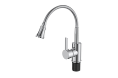 Смеситель для кухонной мойки с гибким изливом VODA KF519