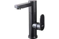 Смеситель для раковины EKKO E108321 темносерый ЕККО