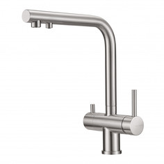 Смеситель для кухни с фильтром Milacio Ultra 559 (MCU.559.SS) нержавеющая сталь