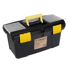 Ящик для инструмента ТУНДРА, 19", 490 х 275 х 240 мм, пластиковый Tundra