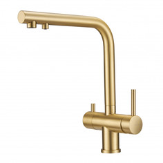 Смеситель для кухни с фильтром Milacio Ultra 559 (MCU.559.GD) брашированное золото