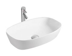 Раковина накладная SinteSi LVB-APP-405+смеситель Comforty FC018B-CMT+выпуск