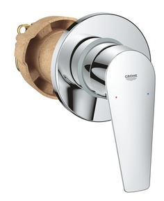 Смеситель для душа GROHE BauEdge скрытого монтажа, с монтажной частью, хром (29040001)