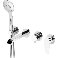 Встраиваемый смеситель для ванны и душа Cezares NAUTIC-VDM3-01