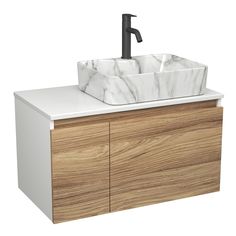 Комплект: тумба Bau Dream Blackwood 80,раковина BAU Cerama,смеситель Hotel Dream Black Bauedge