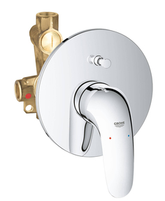 Смеситель для ванны GROHE Eurostyle (внешняя и встраиваемая части), хром (23730003)