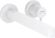 Смеситель (внешняя часть)Hansgrohe Finoris для раковины, белый матовый, 76050700