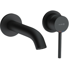 Смеситель KLUDI BOZZ BLACK 382443976 для раковины настенный встраиваемый (внешняя часть) с