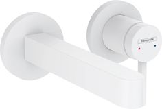 Настенный смеситель для раковины Hansgrohe Finoris 76051700 (внешняя часть) матовый белый