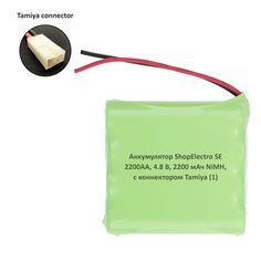 Аккумуляторная батарея SE2200 АА 4.8 В 2200 мАч NiMH для игрушки, разъём Tamiya 12252