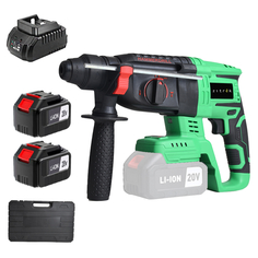 Перфоратор аккумуляторный Zitrek Destroyer Pro (20В, Li-ion 2x6.0Ач, з/у, кейс) 063-4373 Deko