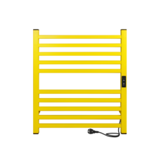 Полотенцесушитель электрический INDIGO Attic 60/50 таймер, Italic Yellow