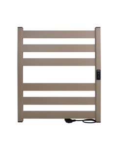 Полотенцесушитель электрический INDIGO Oktava Slim 5 60/50 таймер, Aurum Beige